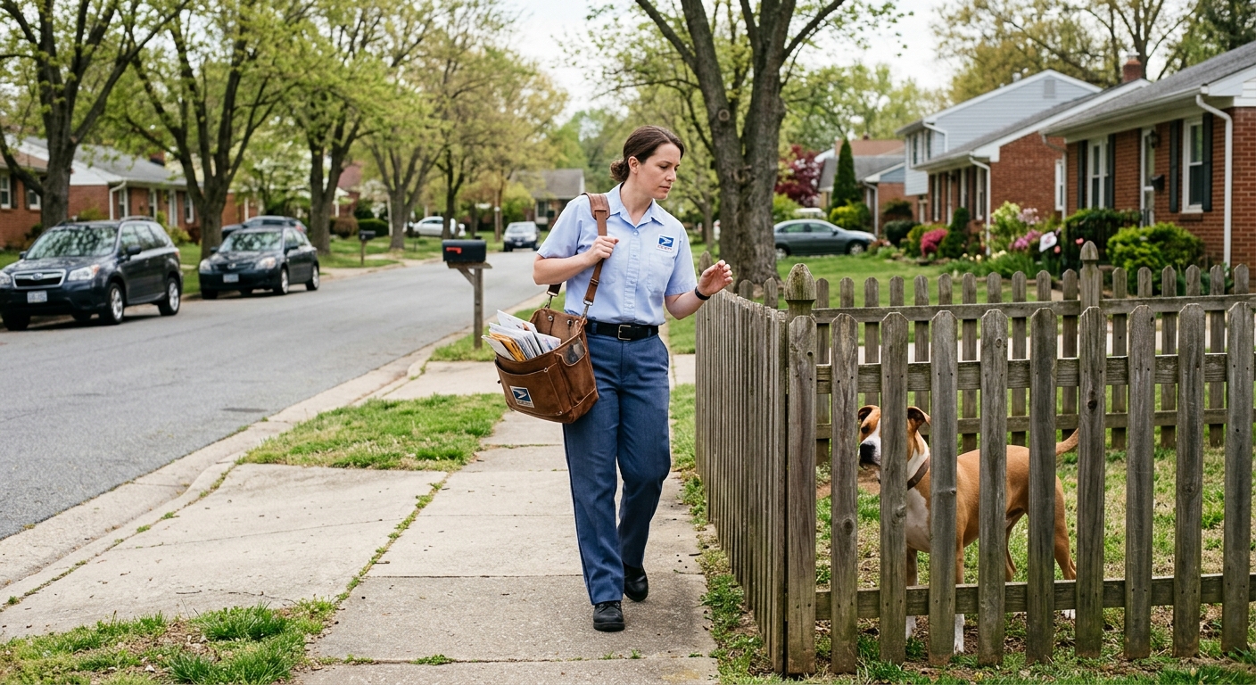 Richmond Tops Virginia for Dog Bite Attacks on USPS Carriers in 2025