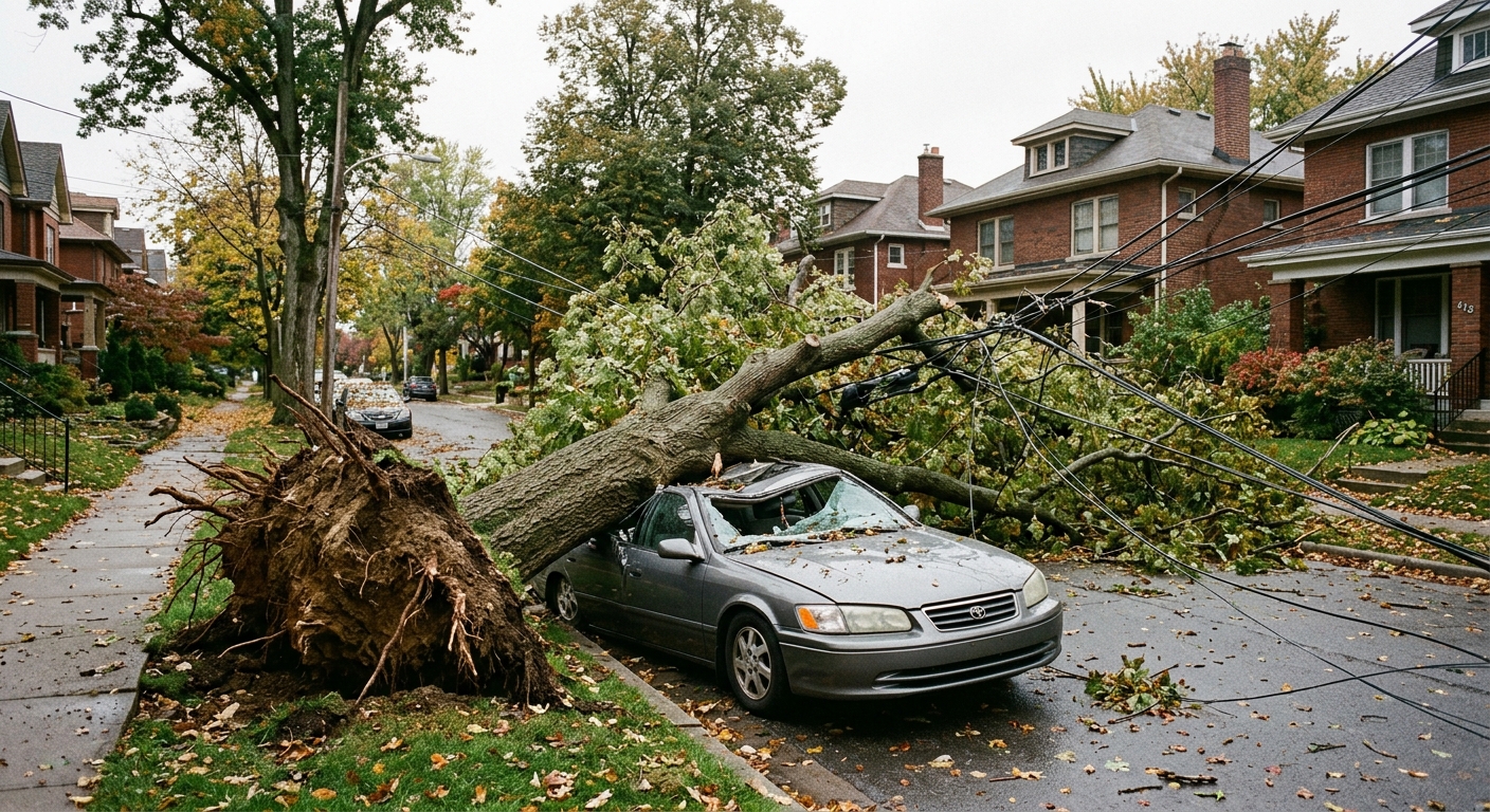 Tree Falls on Car and Power Lines, Causes Major Outage in Richmond’s Westover Hills