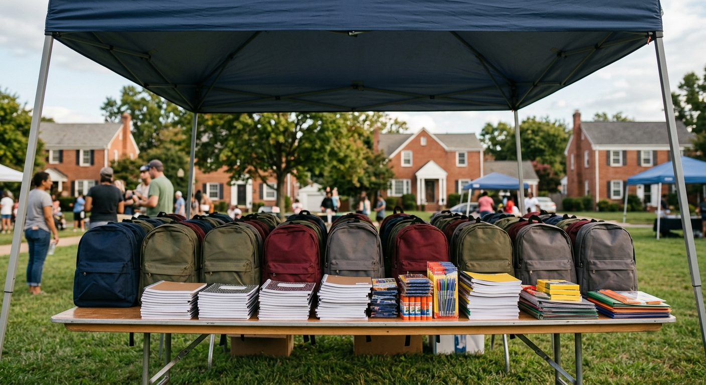 Oak Grove Neighborhood Association Champions School Supply Drive for Southside Richmond Families